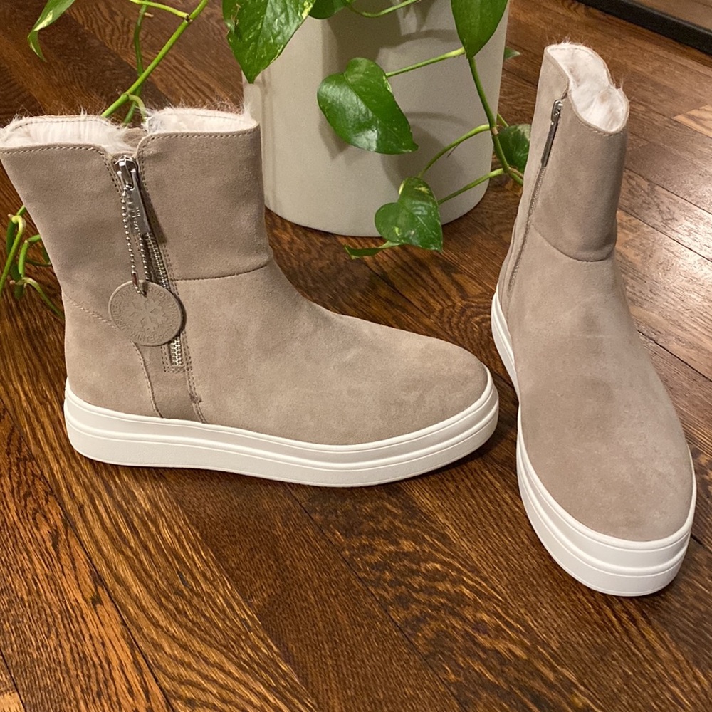 J/SLIDES Fur Boots